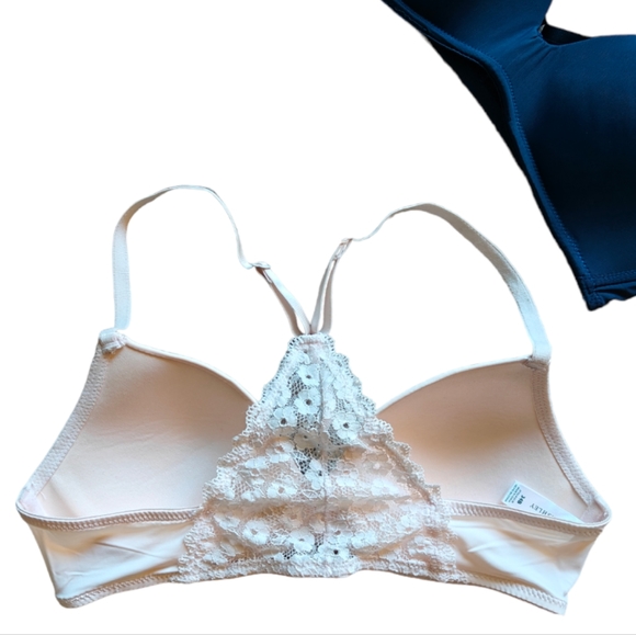2 NWOT Lacey Racer Back Bra - Picture 2 of 7